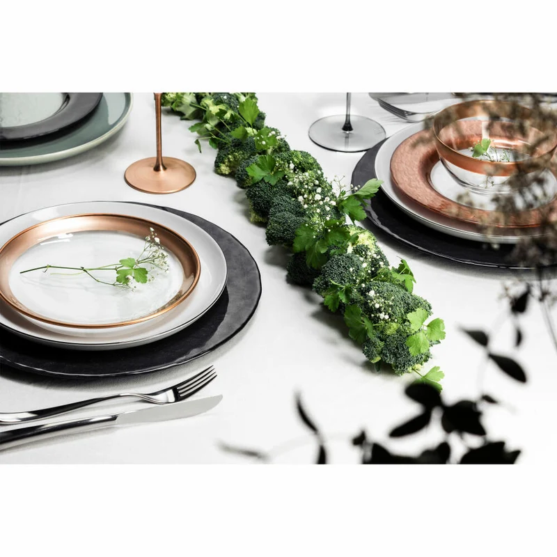 Eisch Schalen Kaya Copper, 2er Set, Dessertschale, Dipschale, Schale, Kristallglas, Kupfer, Ø 14 cm, 77356714