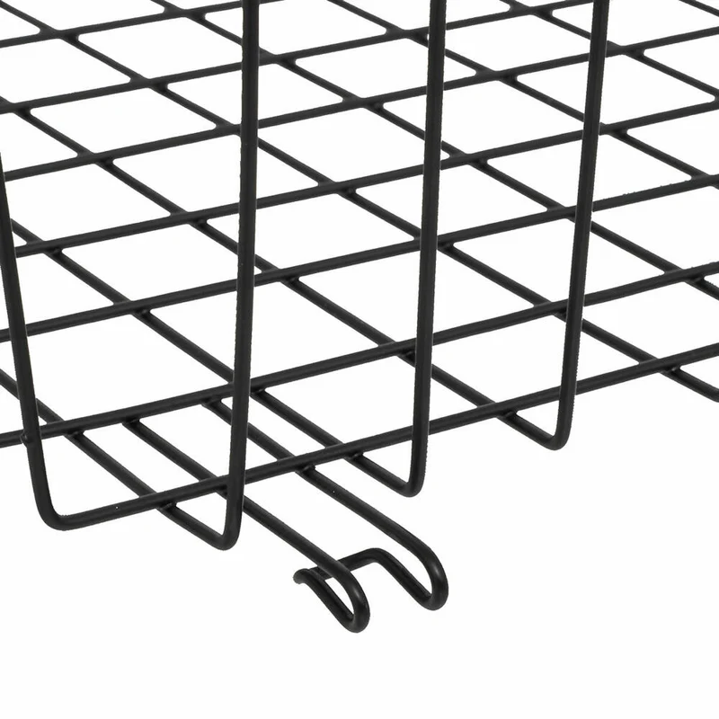 5five Simply Smart Hang Shelve, Hängekorb, Einhängekorb, Korb, Regal, Stahl, Schwarz, 51.5 cm, 203140