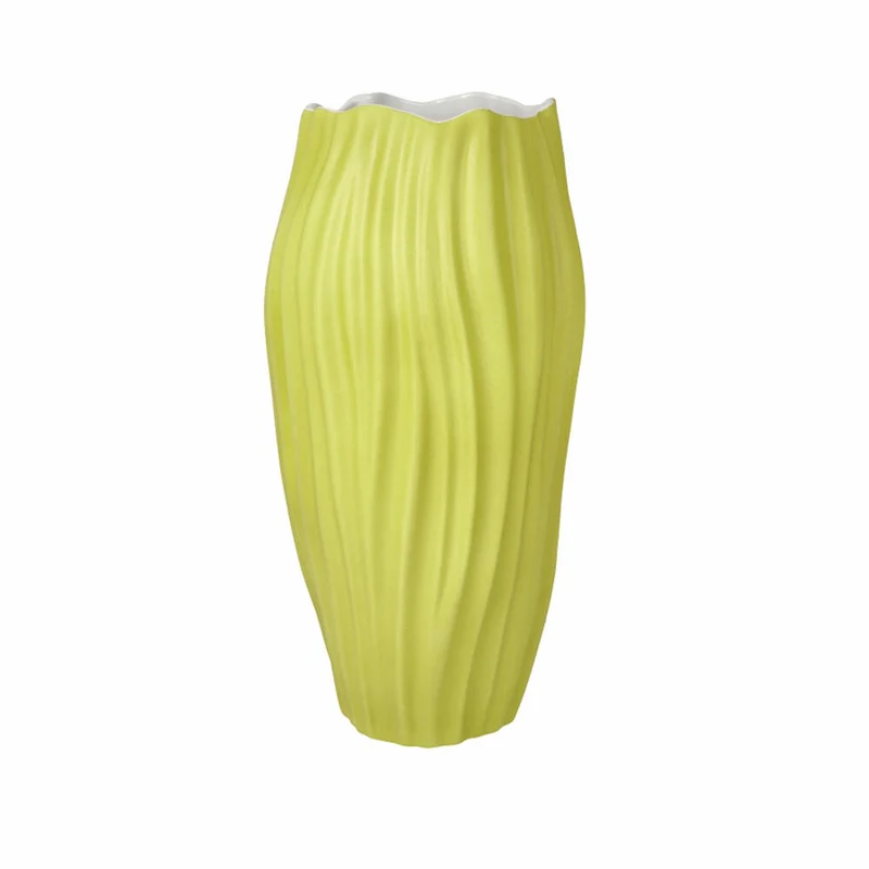 Goebel Vase Kaiser Spirulina, Dekovase, Biskuit-Porzellan, Grün, 30 cm, 23123041