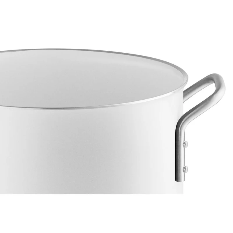 Eva Trio White Line Topf, Kochtopf, Aluminium, Edelstahl, Keramik Beschichtung, White, 1.8 L, 266625