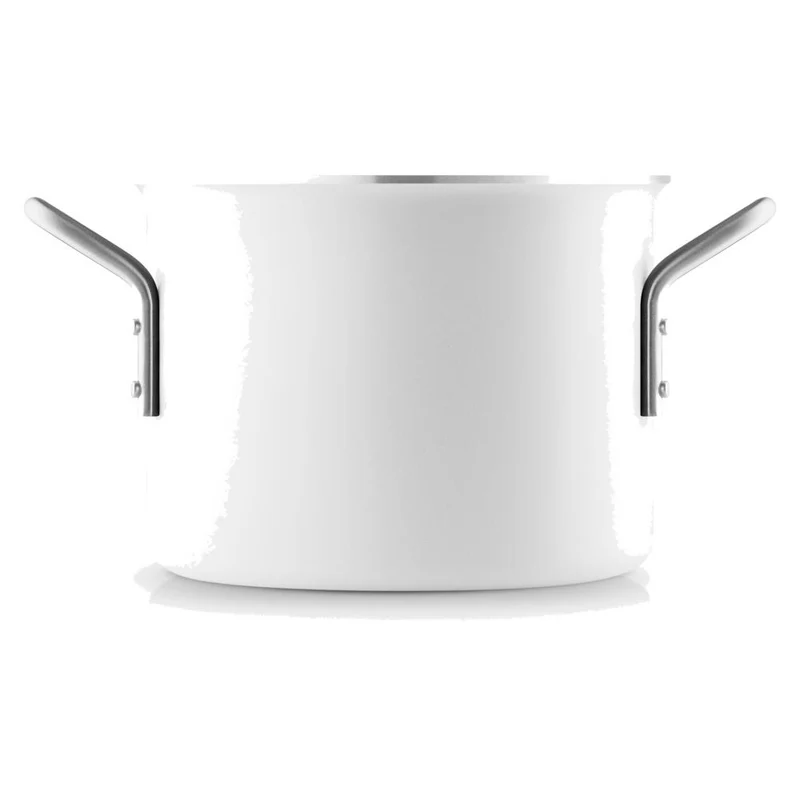 Eva Trio White Line Topf, Kochtopf, Aluminium, Edelstahl, Keramik Beschichtung, White, 1.8 L, 266625