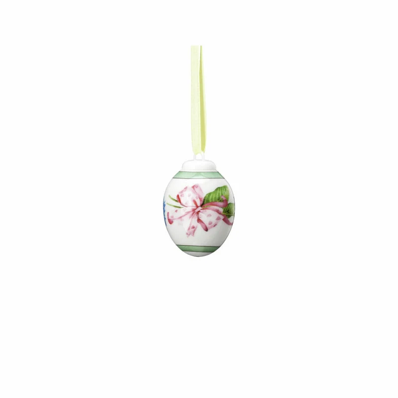 Hutschenreuther Deko-Mini-Ei Frühlingswiese - Kornblume, Porzellan, Mehrfarbig, 5.2 cm, 02254-723590-27956