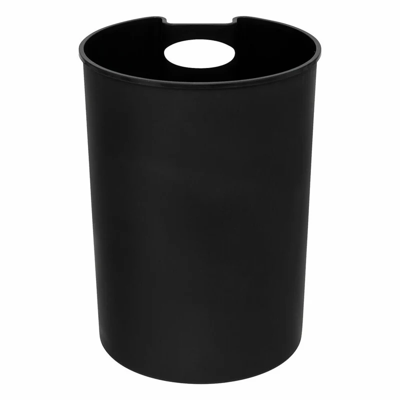 5five Simply Smart Mülleimer Delta, Pedal-Abfalleimer, Stahl, Kunststoff, Schwarz, 6 L, 202467