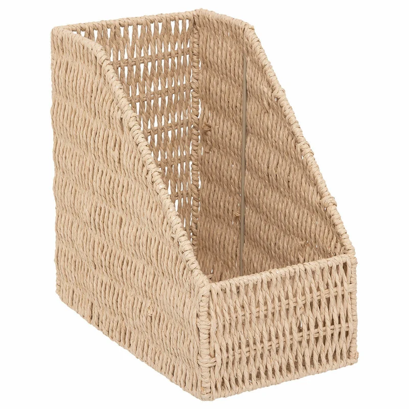 5five Simply Smart Zeitschriftensammler Kord, Stehsammler, Katalogsammler, Papier, Beige, 203144