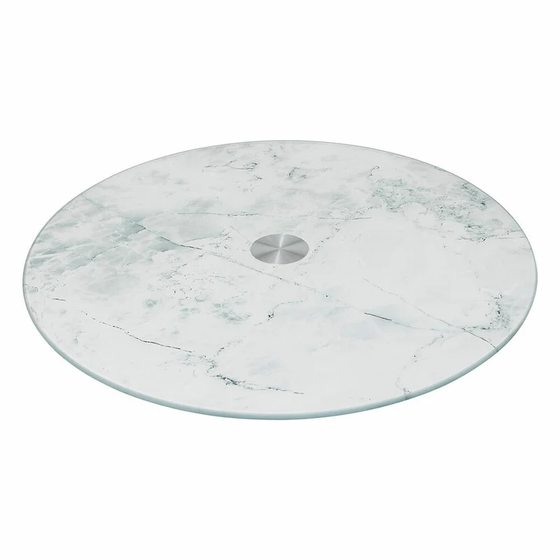 5five Simply Smart Drehteller Marb, Drehplatte, Servierteller, Käseplatte, Glas, 31.9 cm, 204638