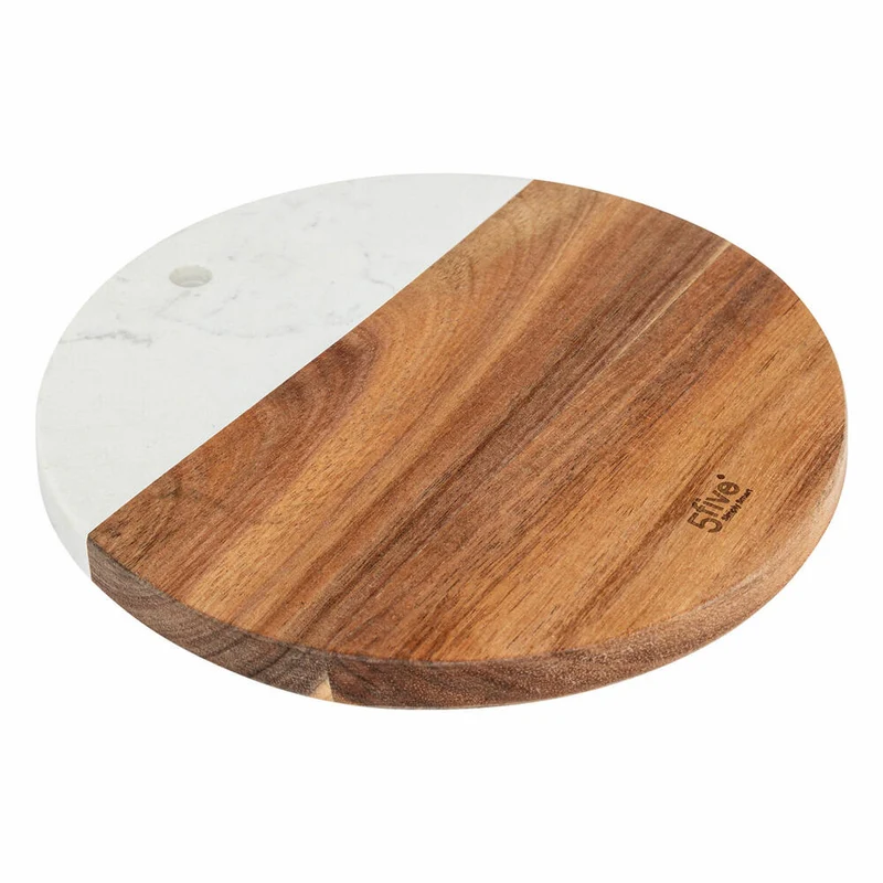 5five Simply Smart Untersetzer Acacia, Topfuntersetzer, Pfannennuntersetzer, Akazienholz / Marmor, 20 cm, 204641