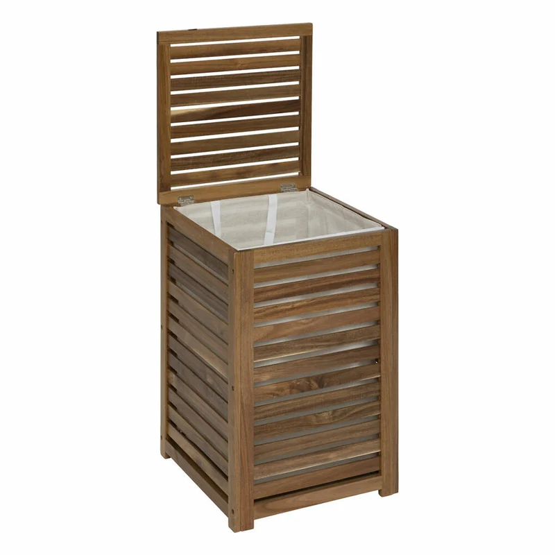 5five Simply Smart Wäschekorb Acacia, Wäschetonne, Wäschebox, Akazie, 65 L, 204901