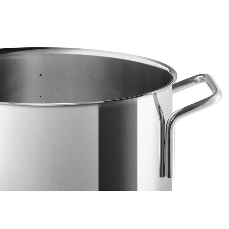 Eva Trio Stainless Steel Topf, Kochtopf, Induktionsgeeignet, Aluminium, Edelstahl, Polished Steel, 2.2 L, 302422