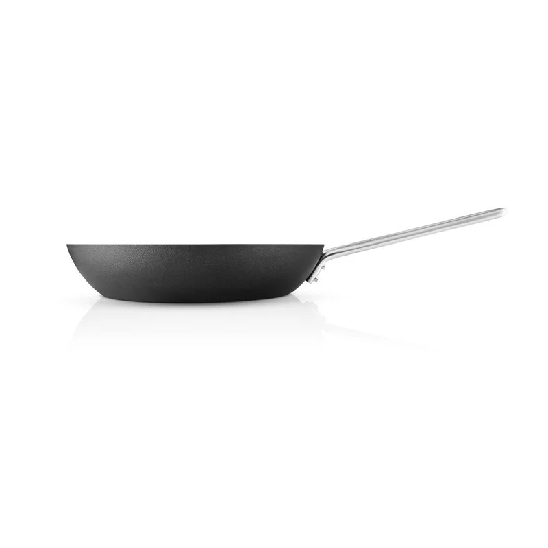 Eva Trio Professional Bratpfanne, Pfanne, Induktionsgeeignet, Aluminium, Edelstahl, Keramik Beschichtung, Black, 28 cm, 204828
