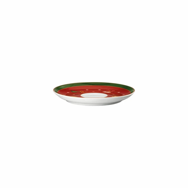 Hutschenreuther Kombi-Untertasse Happy Wintertime, Porzellan, Mehrfarbig, 16 cm, 02488-727470-14771