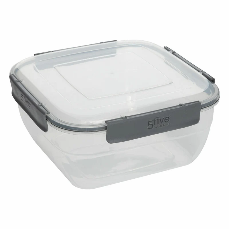 5five Simply Smart Dose Klic, 4-tlg., Quadratisch, Vorratsdose, Frischhaltedose, Kunststoff, 203037