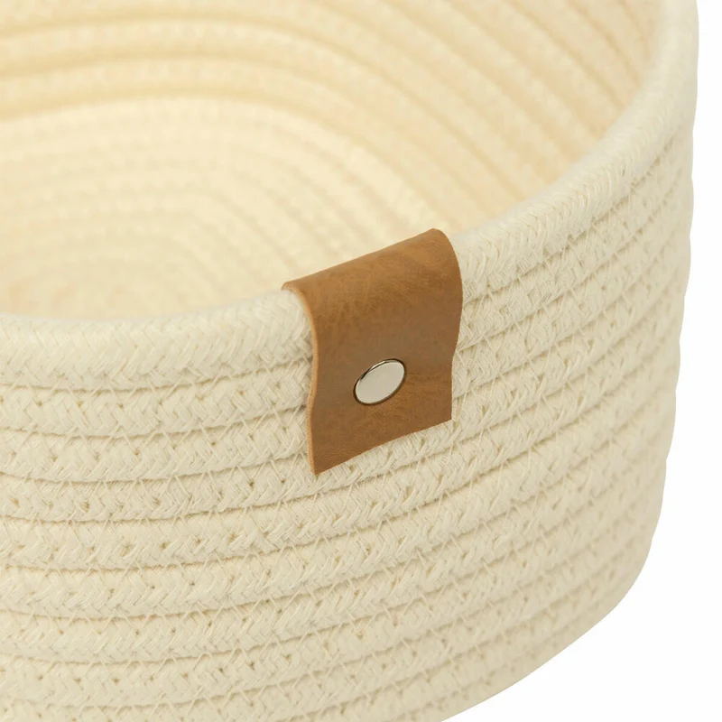 5five Simply Smart Körbe, 3-tlg., Aufbewahrungskorb, Korb, Polyester, Beige, 204911A