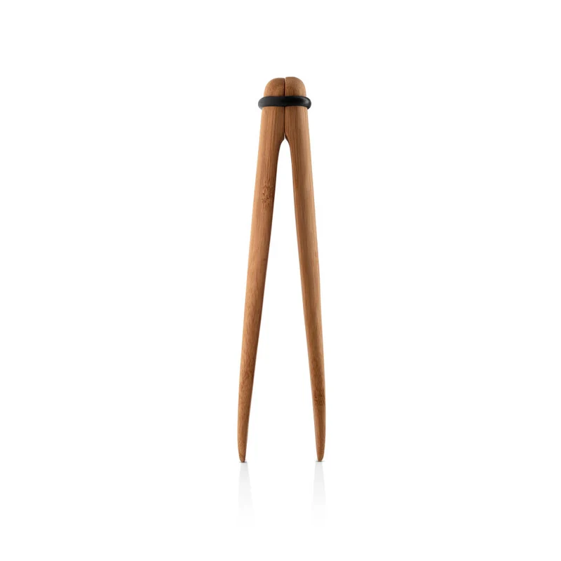 Eva Solo Nordic Kitchen Servierzange, Küchenzange, Bambus, Silikon, Bamboo, 24.5 cm, 530476