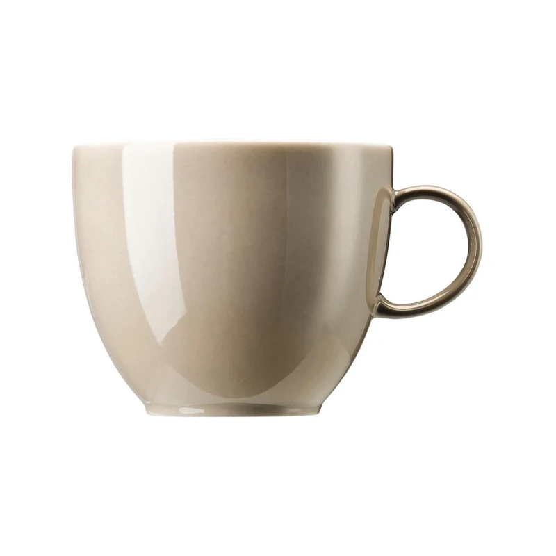 Thomas Sunny Day Kaffeetasse, Obertasse, Porzellan, Greige / Grau Beige, Spülmaschinenfest, 200 ml, 14742
