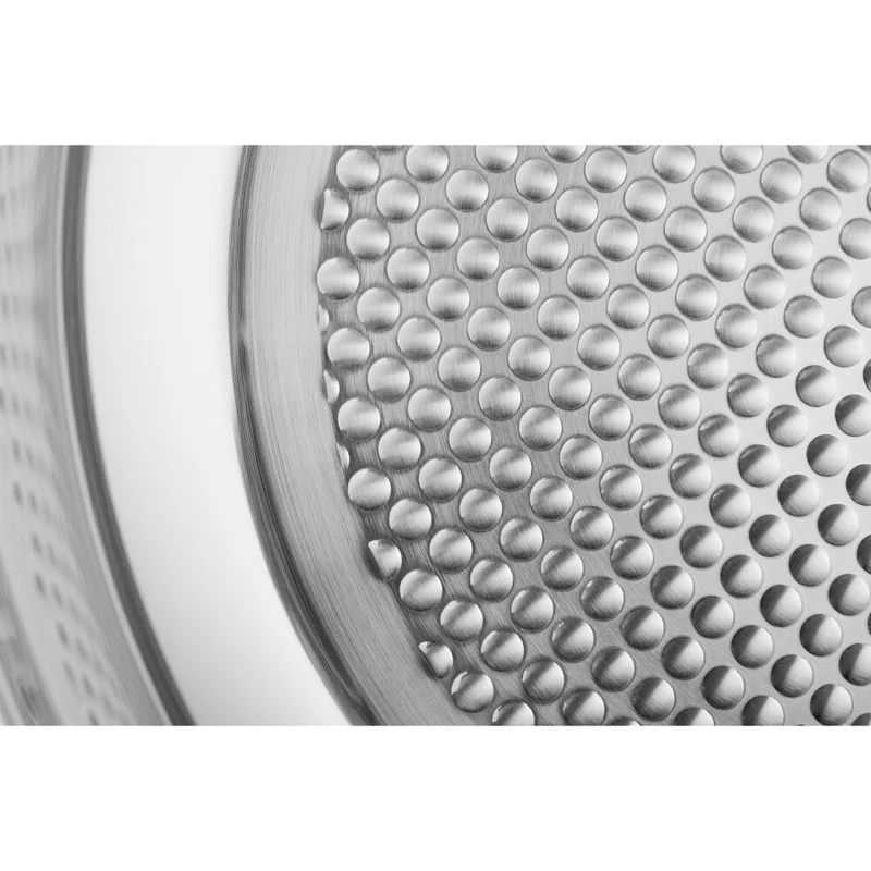 Eva Trio Stainless Steel Bratpfanne Honeycomb, Pfanne, Induktionsgeeignet, Aluminium, Edelstahl, Polished Steel, 24 cm, 303324