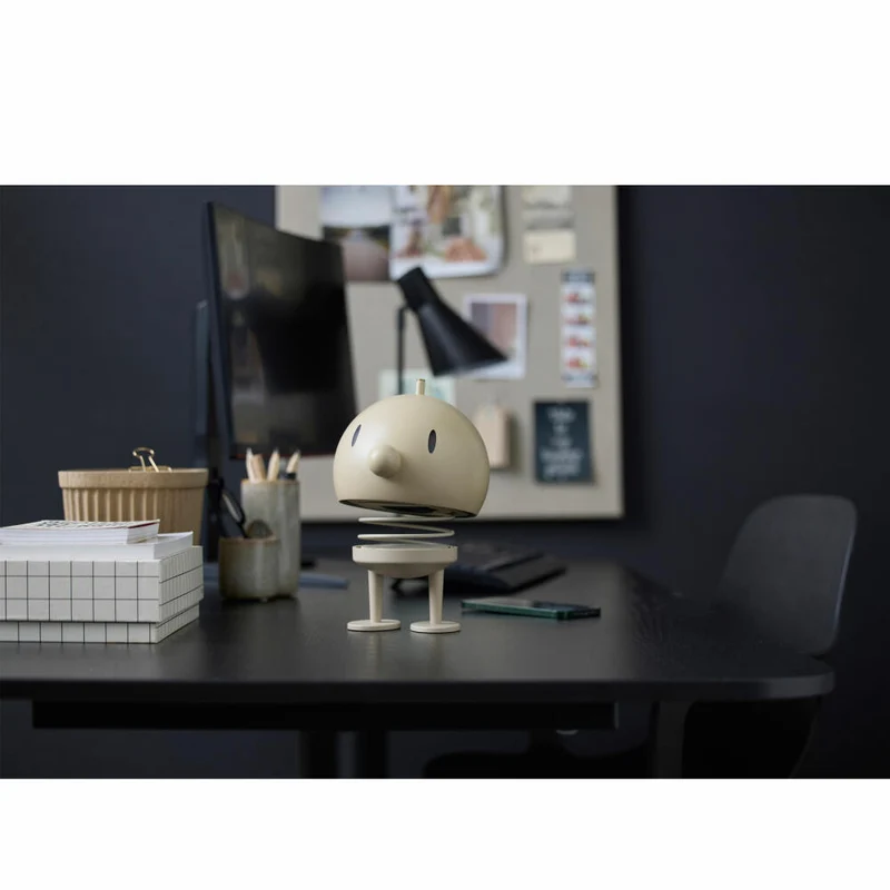 Hoptimist Lautsprecher Speaker XL Soft Latte, ABS-Kunststoff, Stahl, Beige, 23 cm, 33146