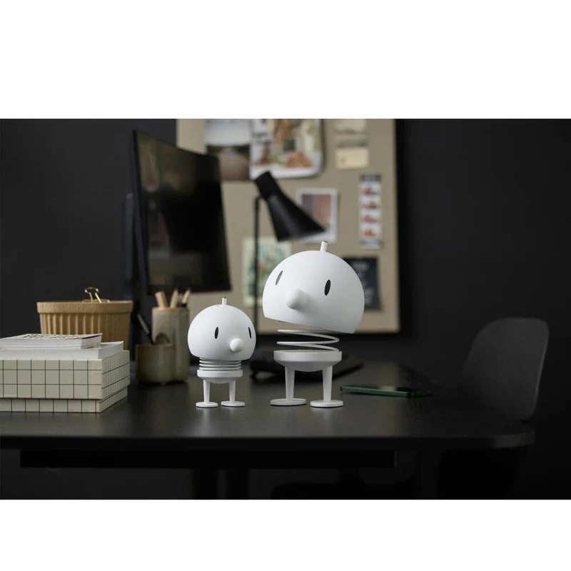 Hoptimist Lautsprecher Speaker L Soft White, ABS-Kunststoff, Stahl, Weiß, 23 cm, 33159
