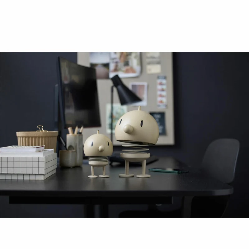 Hoptimist Lautsprecher Speaker L Soft Latte, ABS-Kunststoff, Stahl, Beige, 23 cm, 33160