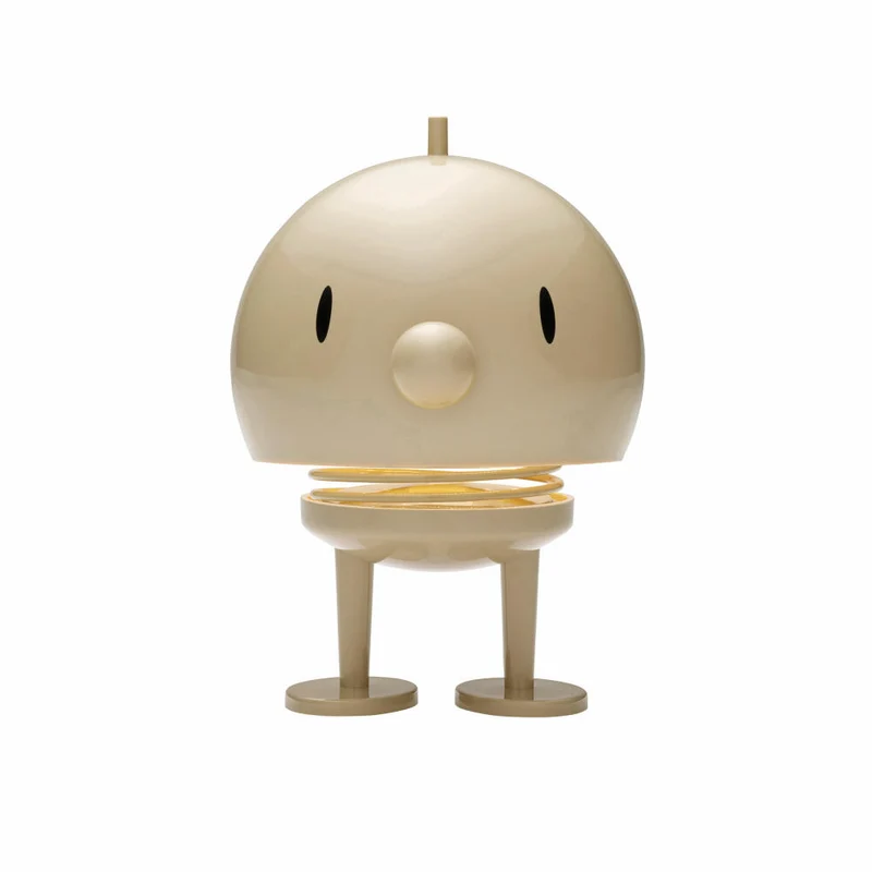 Hoptimist LED-Lampe XL Latte, Leuchte, ABS-Kunststoff, Stahl, Beige, 23 cm, 31989
