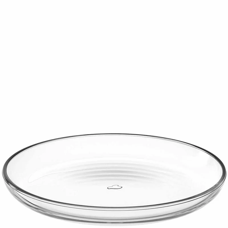 Leonardo Teller CUCINA, 4er Set, Salatteller, Desserteller, Speiseteller, Glas, 18 cm, 066347