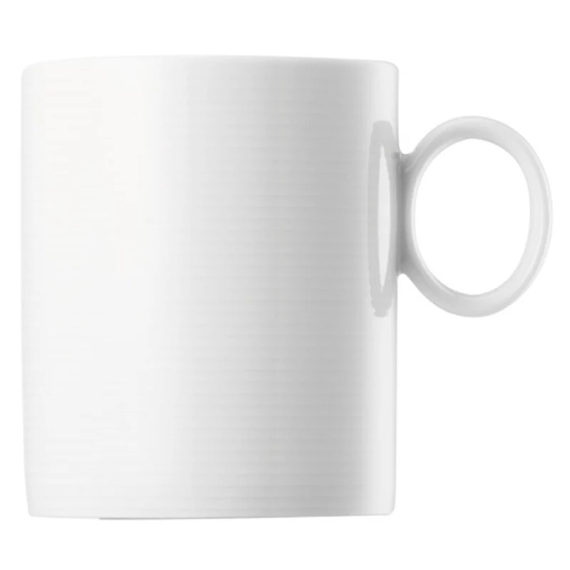 Thomas Loft Becher mit Henkel, Kaffeebecher, Groß, Porzellan, Weiß, Spülmaschinenfest, 380 ml, 15571