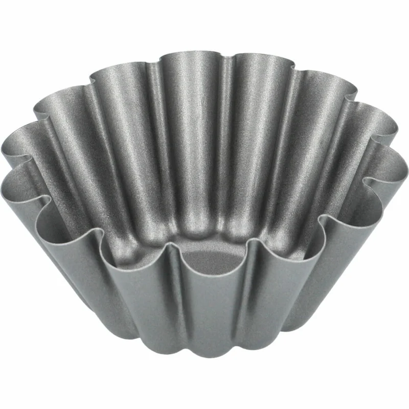Birkmann Bakers Best Brioche Backformen, 6-tlg, Briocheform, Kuchenform, Karbonstahl, Ø 10 cm, 886636