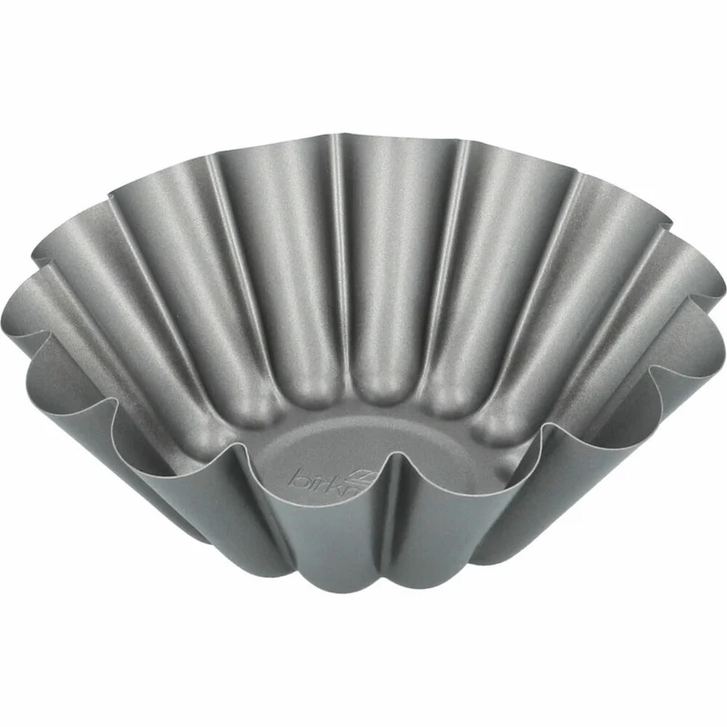 Birkmann Bakers Best Brioche Backform, Briocheform, Kuchenform, Karbonstahl, Ø 18 cm, 886643