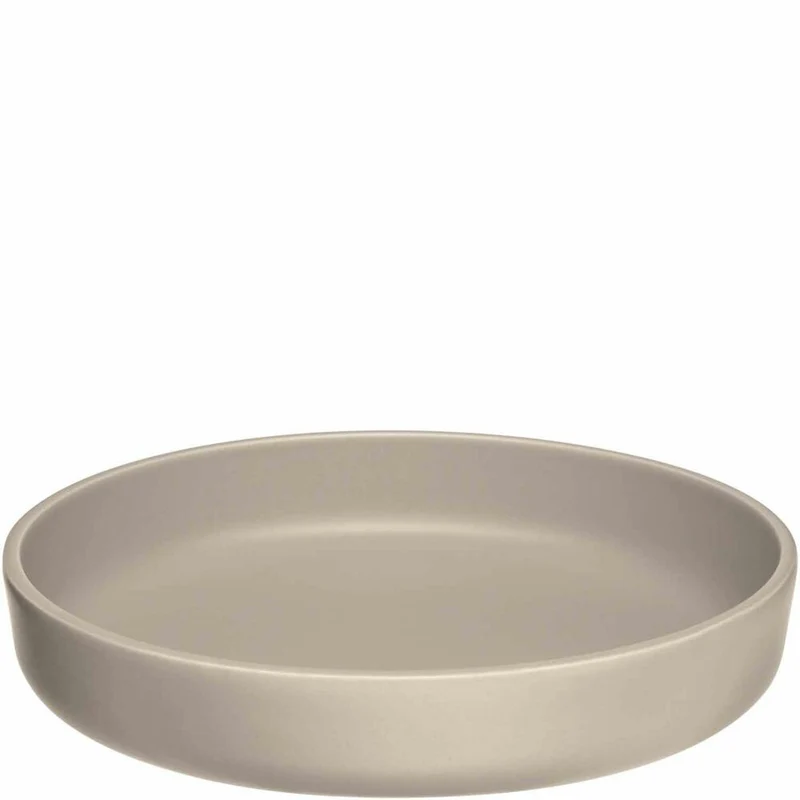 Leonardo Keramikteller Tief ROMA, Teller, Speiseteller, Pastateller, Keramik, Beige, 20 cm, 026363