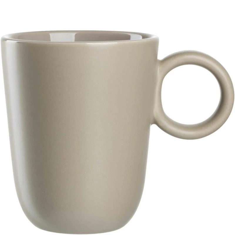 Leonardo Keramiktasse ROMA, Tasse, Becher, Keramik, Beige, 330 ml, 026366