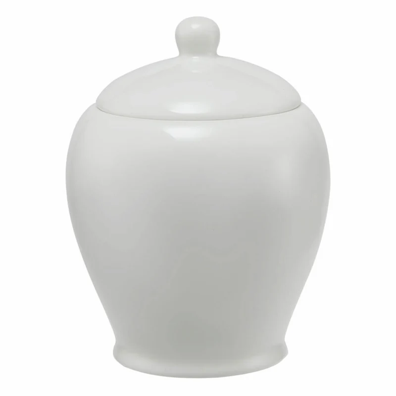 Maxwell & Williams Zuckerdose White Basics, Porzellan, Weiß, 11 cm, WBA0008