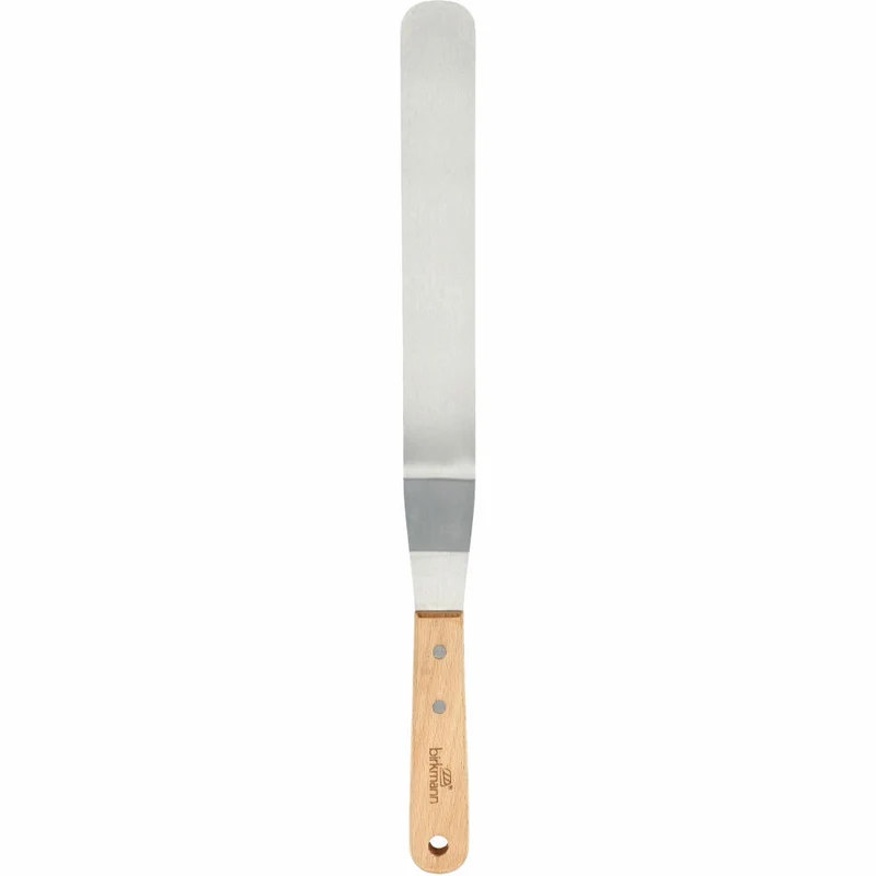 Birkmann Cause We Care Winkelpalette, Streichpalette, Backzubehör, Edelstahl / Buchenholz, 40 cm, 889187