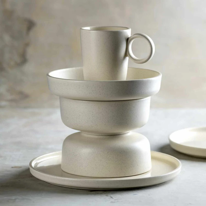 Leonardo Keramikteller ROMA, Teller, Speiseteller, Keramik, Creme, 27 cm, 027259