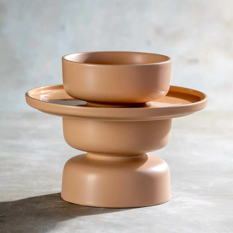 Leonardo Keramikschale ROMA, Schale, Schüssel, Keramik, Apricot, 16 cm, 027266
