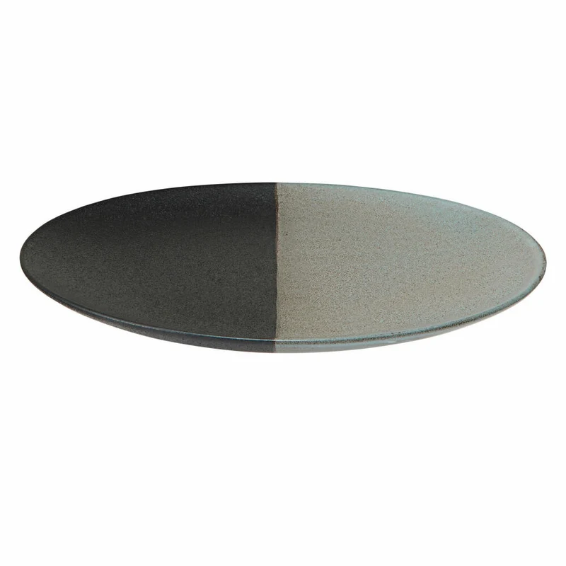 Maxwell & Williams Teller Umi, Speiseteller, Porzellan, Grau-Schwarz, 20 cm, AX0560
