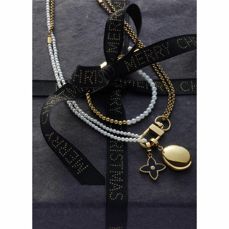 Leonardo Jewels Armband gold Lucinda, Schmuckarmband, Armkette, Modeschmuck, Edelstahl IP gold, Perlen , 024330