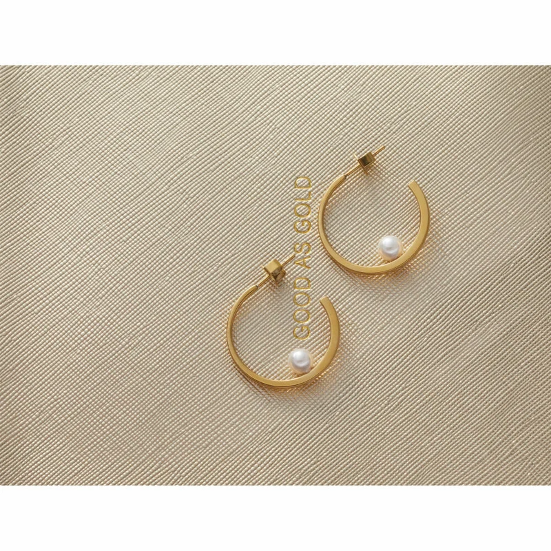 Leonardo Jewels Ohrstecker gold Lucinda, Ohrring, Ohrschmuck, Schmuck, Edelstahl IP gold, Perlen , 024332