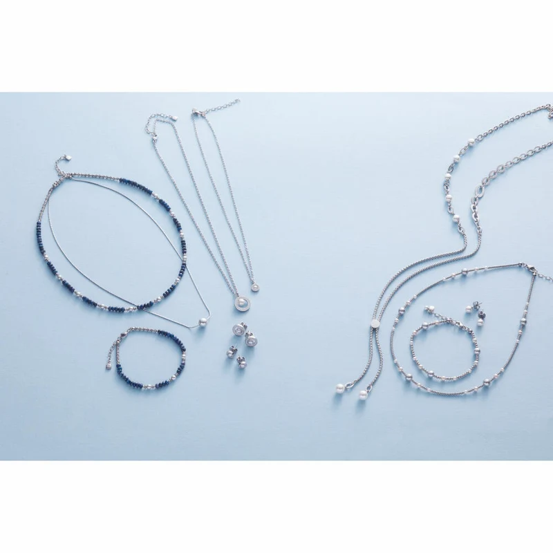 Leonardo Jewels Halskette 45 Elsana, Kette, Schmuckkette, Modeschmuck, Edelstahl, Perlen , 024333