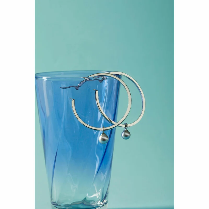 Leonardo Jewels Anhänger Perla Beautys, 2er Set, Ohrring-Anhänger, Ohrschmuck, Edelstahl, Perle , 024335