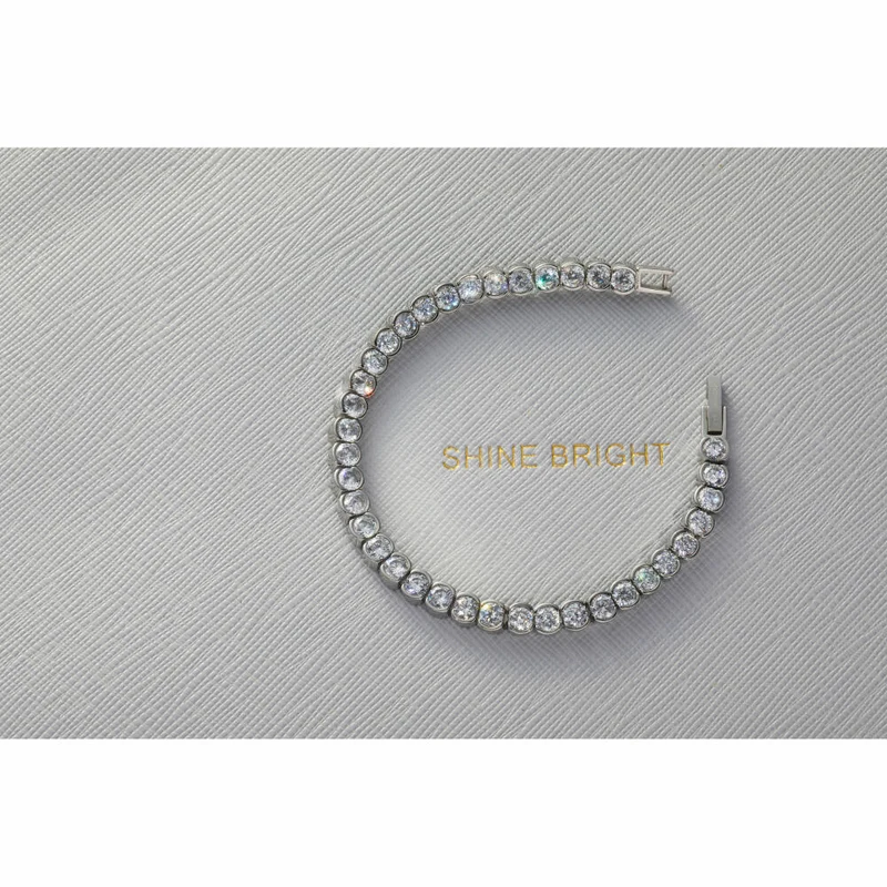 Leonardo Jewels Armband Cremona, Schmuckarmband, Armkette, Modeschmuck, Edelstahl, Zirkonia, 024336