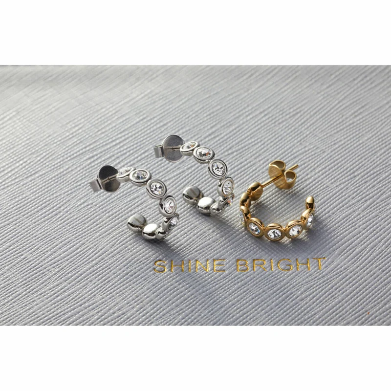 Leonardo Jewels Ohrstecker Cremona, Ohrring, Ohrschmuck, Schmuck, Edelstahl, Zirkonia, 024338