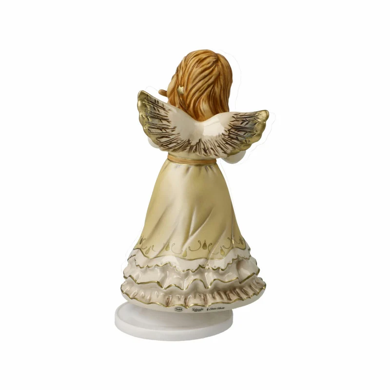 Goebel Engel Stille Nacht mit Musikwerk, Dekofigur, Steingut, Champagner, 16.5 cm, 41685071