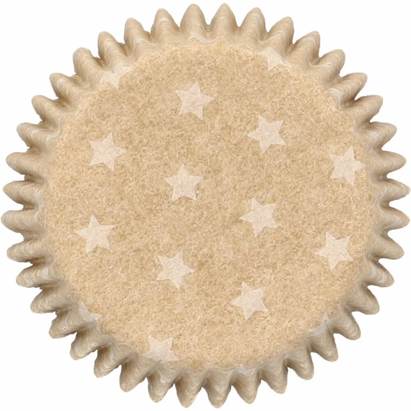 Birkmann Mini-Kraftpapierbackförmchen Ganzjahr, 75 Stück, Muffinbackförmchen, Papierbackförmchen, Papier, Ø 4 cm, 444959