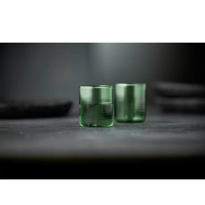 Lyngby Glas Messglas Torino 2er Set, Messbecher, Glas, Grün, 600 ml, 30201