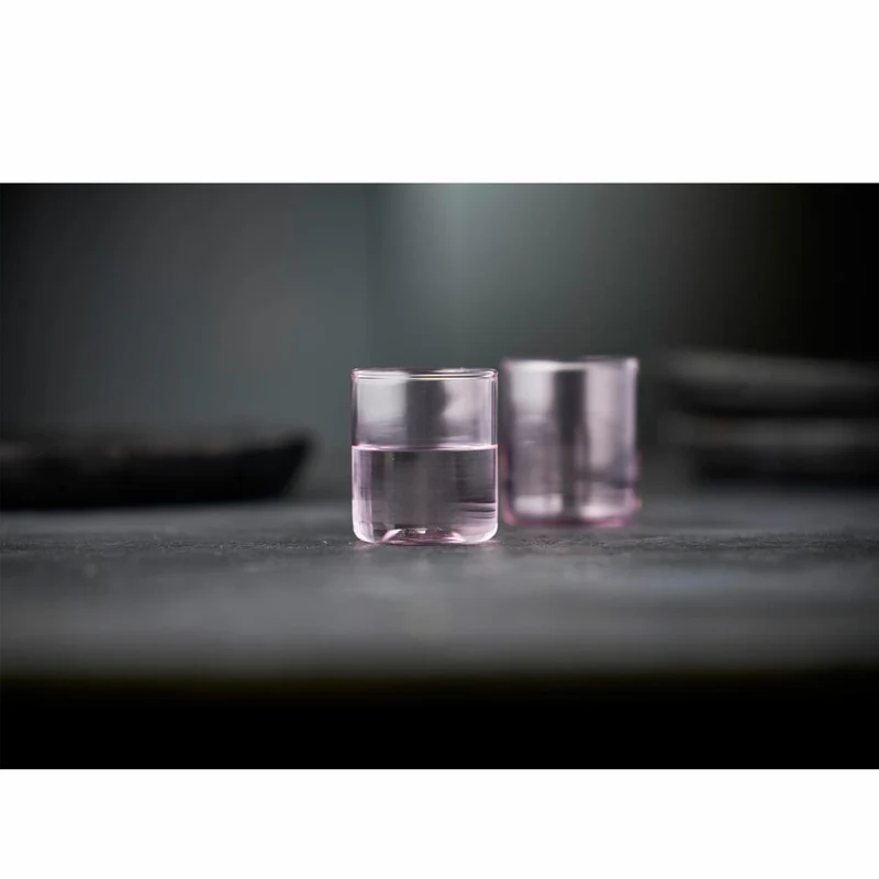 Lyngby Glas Messglas Torino 2er Set, Messbecher, Glas, Pink, 600 ml, 30202