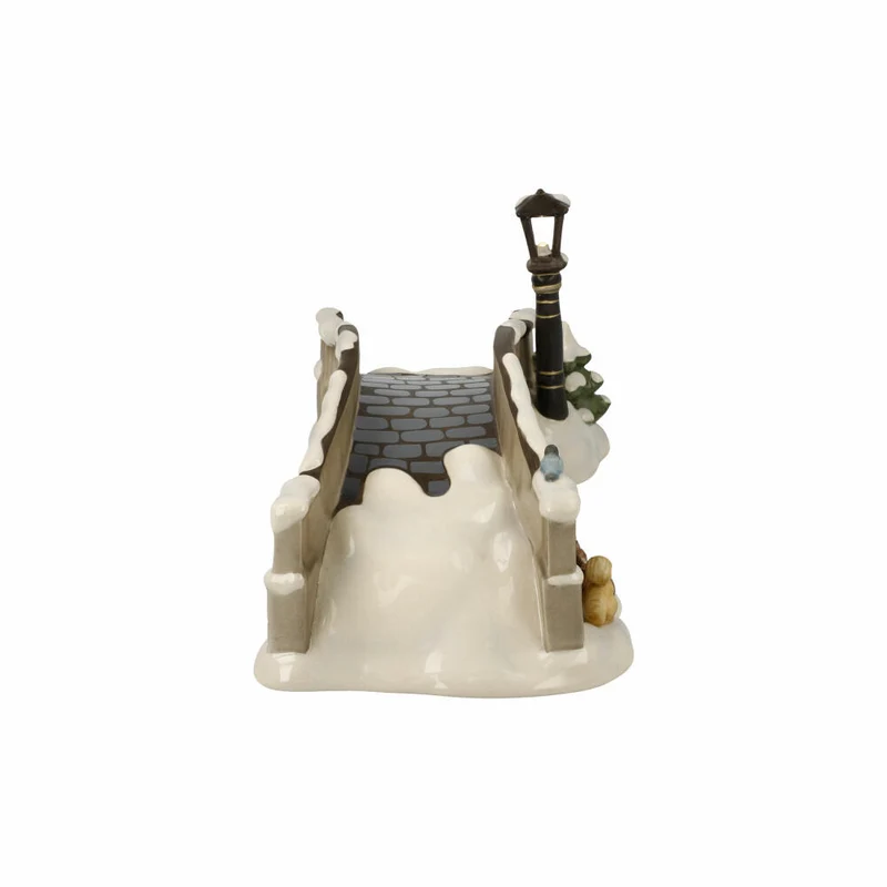 Goebel Figur Brücke zum Park, mit LED-Beleuchtung, Steingut, Bunt, 11.5 cm, 66704661