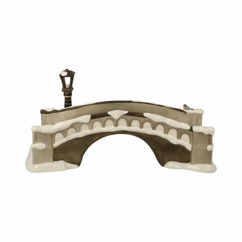 Goebel Figur Brücke zum Park, mit LED-Beleuchtung, Steingut, Bunt, 11.5 cm, 66704661