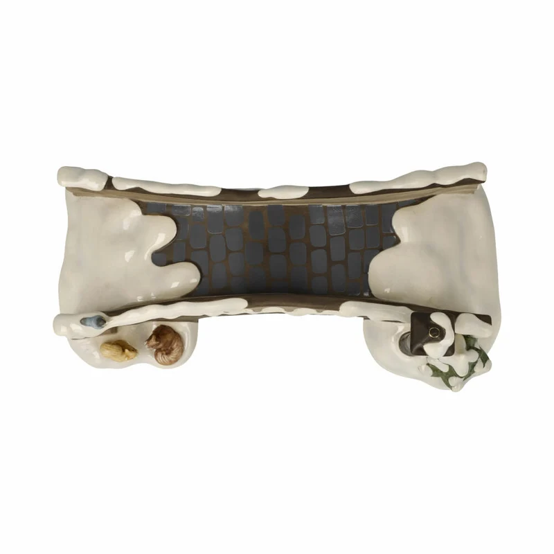 Goebel Figur Brücke zum Park, mit LED-Beleuchtung, Steingut, Bunt, 11.5 cm, 66704661