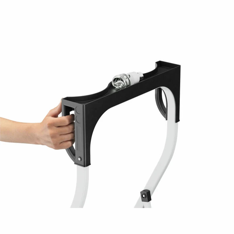 Hailo Trittleiter K75 ComfortLine, Klappleiter, Leiter, 3 Stufen, Aluminium, 4343-300