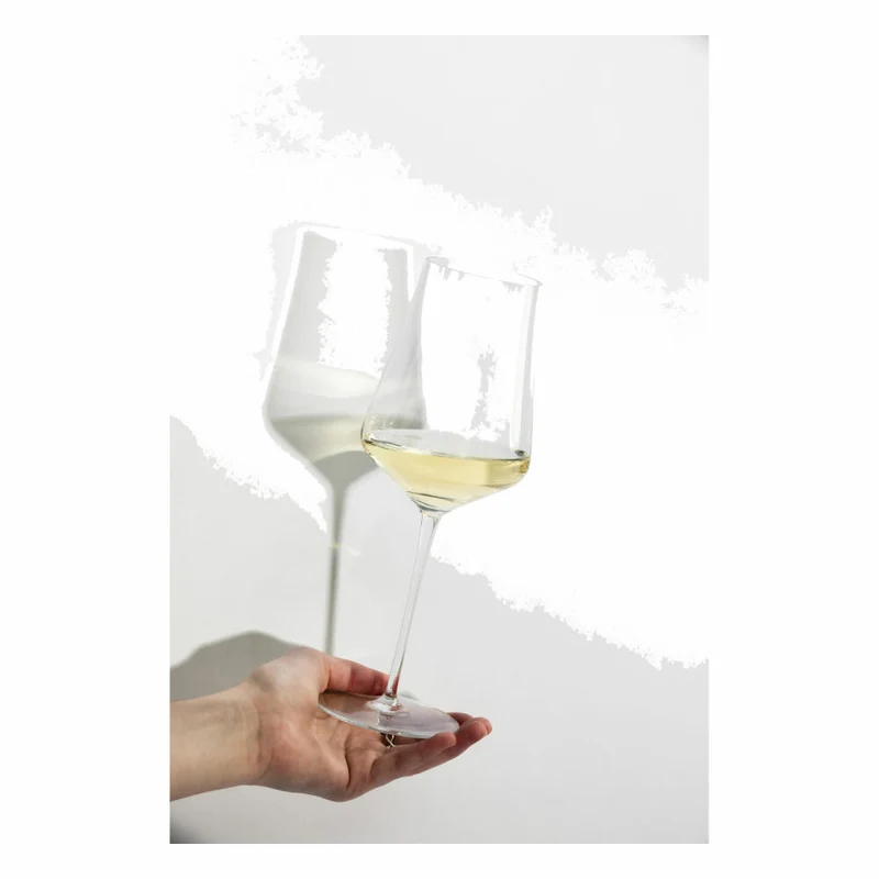 Zwiesel Glas Hybrid Allround Weinglas Duo 2er Set mit Moussierpunkt, Kristallglas, Transparent, 548 ml, 123472