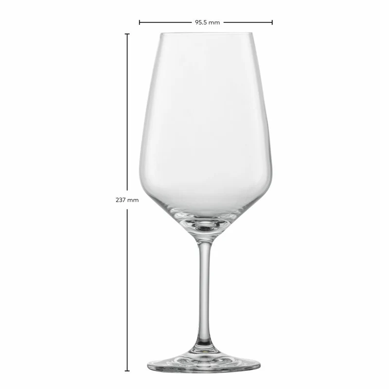 Schott Zwiesel Bordeauxglas Tulip 4er Set, Kristallglas, Transparent, 656 ml, 123607